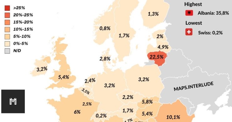 Pobreza energética en Europa en 2021