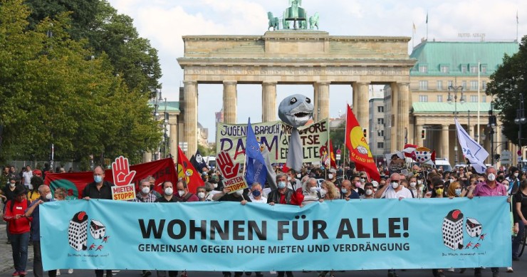 Protestas por la vivienda en Berlín