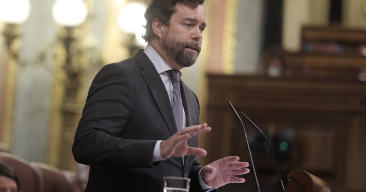 Archivo - El portavoz de Vox en el Congreso, Iván Espinosa de los Monteros