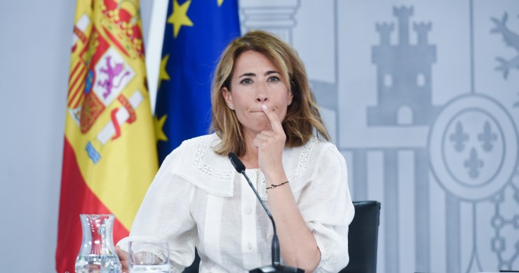 La ministra de Transportes, Movilidad y Agenda Urbana, Raquel Sánchez