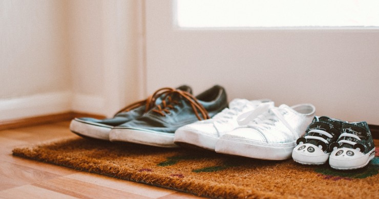 Zapatos en el hogar