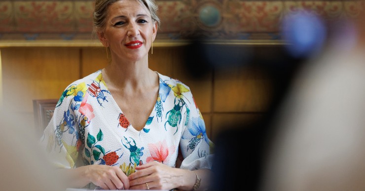 La vicepresidenta segunda del Gobierno y ministra de Trabajo y Economía Social, Yolanda Díaz