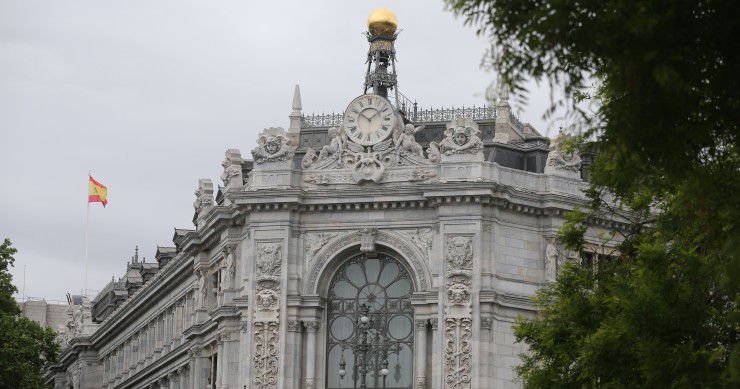 Archivo - Cúpula de la sede del Banco de España el día que ha publicado su informe anual, a 13 de mayo de 2021, en Madrid (España).