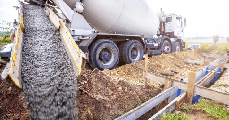 Archivo - Carga de hormigón