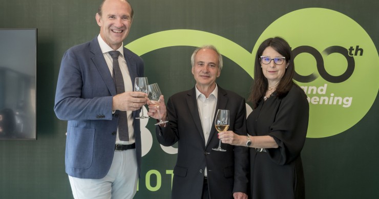 Fabrice Collet, Presidente Y Director Ejecutivo De B&B HOTELS Y Lucía Méndez-Bonito, CEO B&B HOTELS España & Portugal.