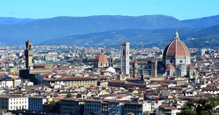 Panorámica de Florencia, Italia