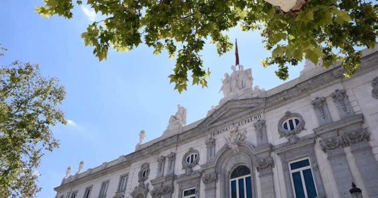 Archivo - Fachada del Tribunal Supremo.