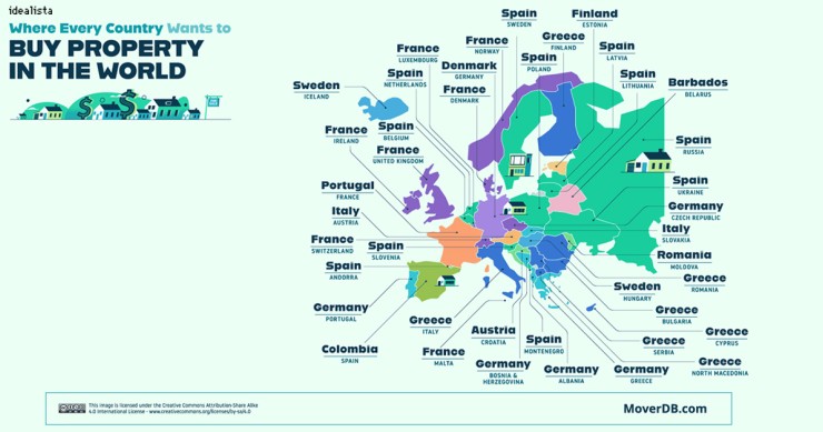 Los destinos preferidos para mudarse a vivir