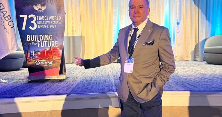 El próximo presidente mundial de Fiabci y ex presidente de la organización en España, Ramón Riera en el 73º Congreso Mundial de Fiabci celebrado en Miami, EEUU.