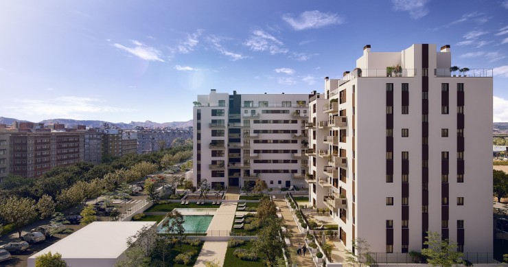 Residencial Allegro, de Metrovacesa en Sagunto (Valencia)