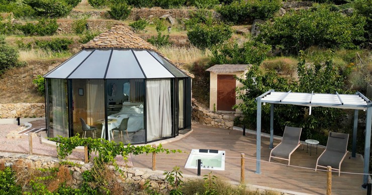 Chozos en el Valle del Jerte