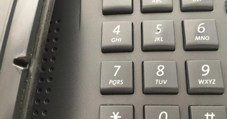 Archivo - Teléfono. 