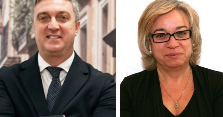 Miguel Ángel Gómez Huecas, nuevo presidente de la Federación de Asociaciones de Empresas Inmobiliarias (Fadei) y Montserrat Junyent, vicepresidenta de Fadei.