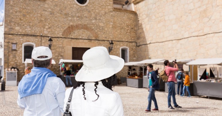 Imagen de turistas en la Comunitat Valenciana.