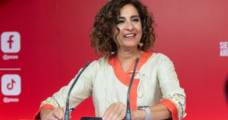 Archivo - La vicesecretaria general del PSOE y ministra de Hacienda en funciones, María Jesús Montero