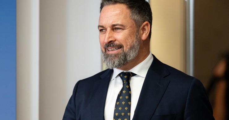 El líder de Vox, Santiago Abascal