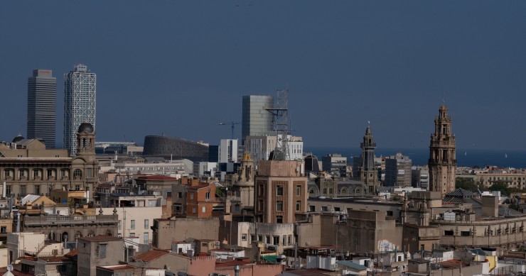 Vista panorámica de Barcelona
