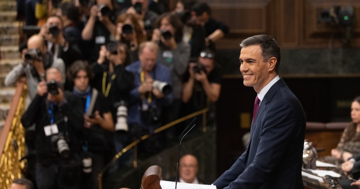 El presidente del Gobierno en funciones y candidato a la reelección, Pedro Sánchez