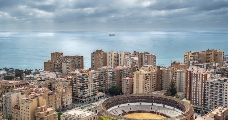 Vista de Málaga