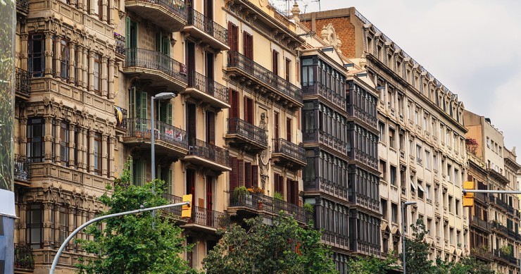 Edificios de viviendas en Barcelona