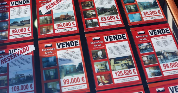 Viviendas a la venta en una agencia inmobiliaria