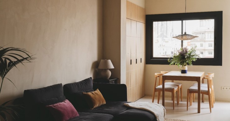 An impressive renovation of a 60 m2 flat in the heart of Barcelona