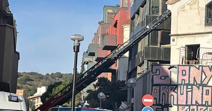 Desalojo de un edificio de Sareb okupado