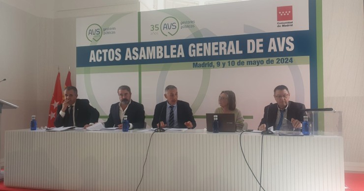 Asamblea General de la Asociación Española de Gestores Públicos de Vivienda y Suelo (AVS). En Madrid, a 9 de mayo de 2024.