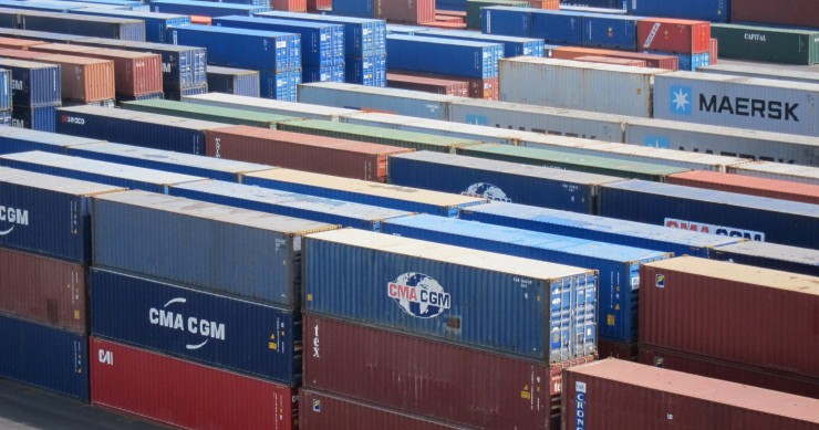 Archivo - Contenedores de exportación.
