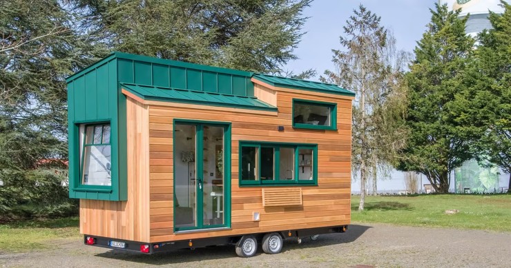 La mini casa Mirasol está diseñada por la marca Baluchon.