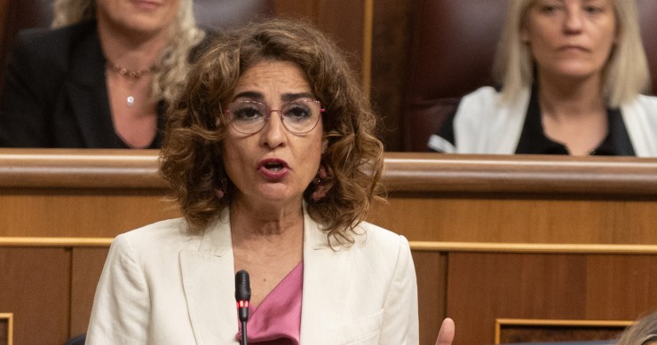 Vicepresidenta primera del Gobierno, ministra de Hacienda y vicesecretaria general del PSOE, María Jesús Montero