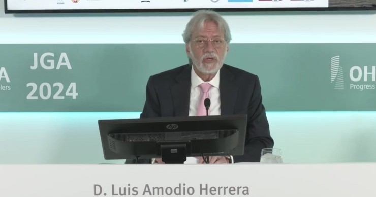 El presidente de OHLA, Luis Amodio.