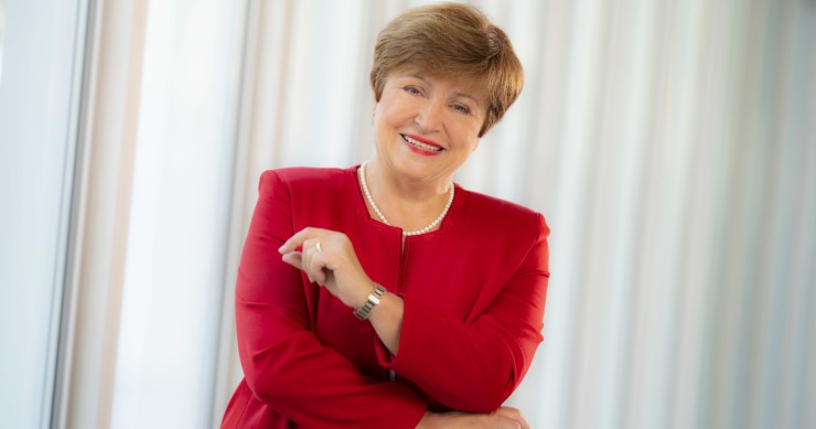 Archivo - Kristalina Georgieva, directora gerente del Fondo Monetario Internacional (FMI).