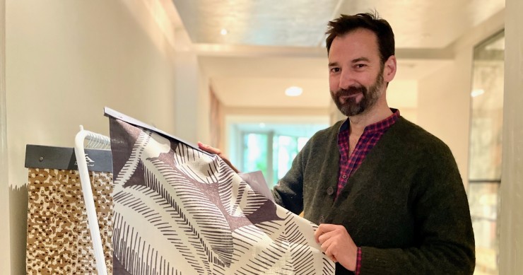 Al interiorista le encantan los textiles, en cuya selección pone mucho mimo y empeño.