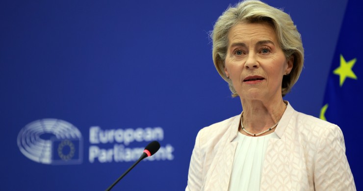 La presidenta de la Comisión Europea, Ursula von der Leyen