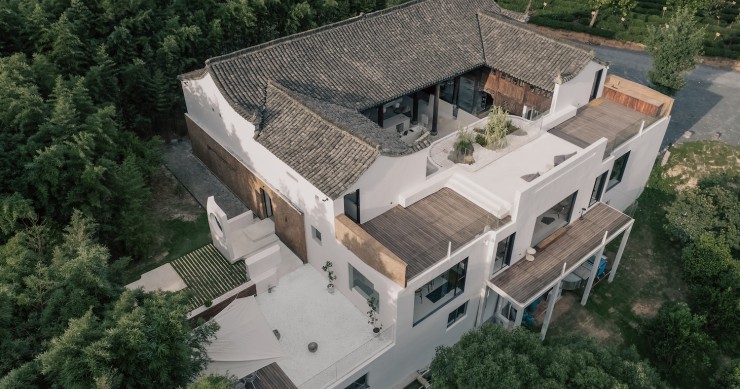 La vivienda a vista de pájaro