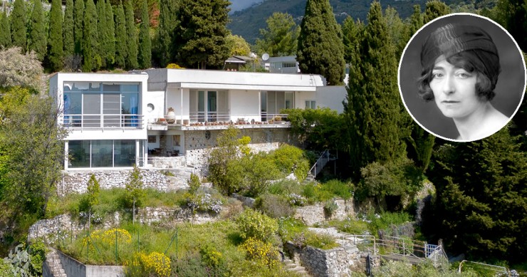 a la venta la villa de la arquitecta y diseñadora Eileen Gray en la Costa Azul 