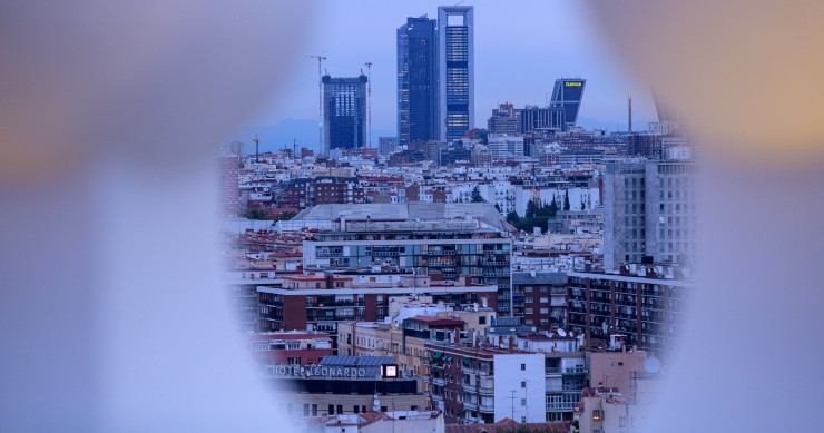 Vistas de la ciudad de Madrid