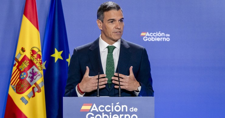 El presidente del Gobierno, Pedro Sánchez, este miércoles.