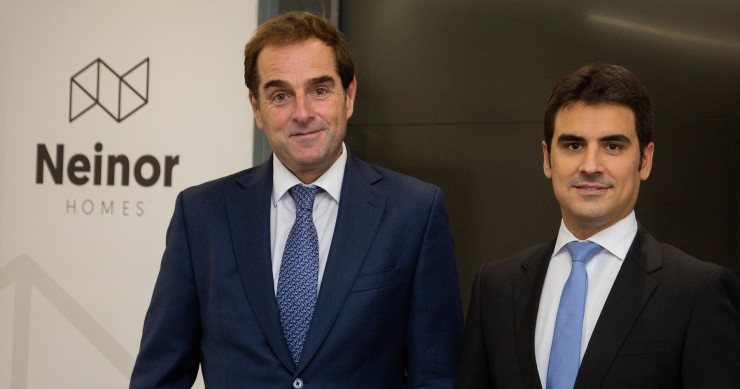 Borja García-Egotxeaga, CEO de Neinor Homes, y Jordi Argemí, consejero delegado adjunto