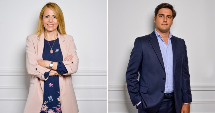 (I-D): Rosa Gallego, Socia Y Nueva Consejera Delegada De Q Living Real Estate, Y Gabriel Izquierdo, Nuevo Director De Inversiones.