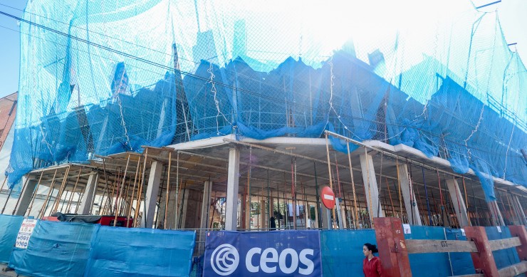 Viviendas en construcción, a 10 de septiembre de 2024, en Madrid (España). 
