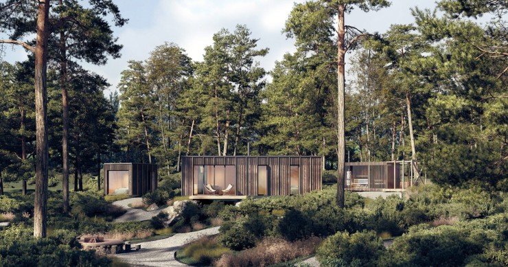Elmntl ha lanzado una innovadora gama de cabañas prefabricadas, totalmente personalizables, diseñadas para crear retiros de bienestar en paisajes naturales.