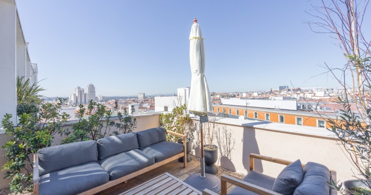 Duplex penthouse in Chamberí (Madrid)