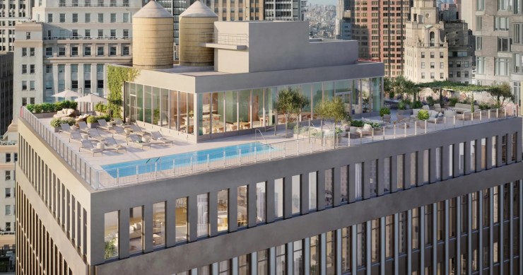 El nuevo edificio de viviendas en alquiler en 55 Broad Street (NY), antiguas oficinas de Goldman Sach