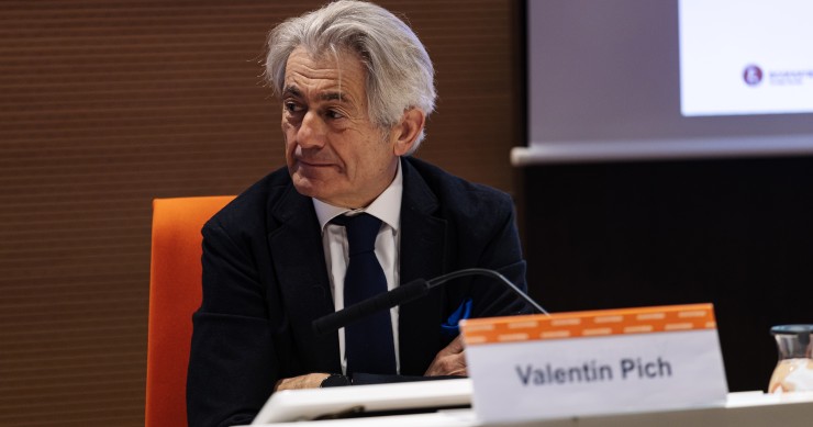 Archivo - El Presidente del CGE, Valentín Pich. 