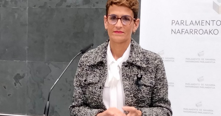 María Chivite, presidenta de Navarra 