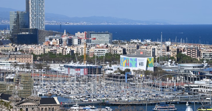 Vistas panorámicas a la ciudad de Barcelona