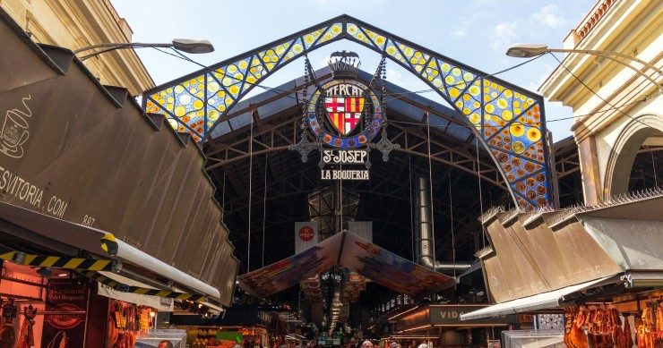 Barcelona food market