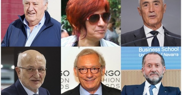 Amancio Ortega y su hija Sandra, Rafael del Pino, Juan Roig Alfonso e Isak Andik se sitúan como las cinco grandes fortunas españolas, según el ránking de la lista de 'Los 100 españoles más ricos' de Forbes España
